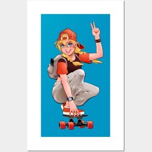 Skater Girl Posters and Art